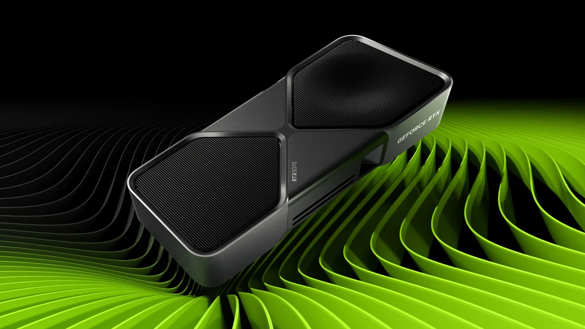 Image: NVIDIA GeForce RTX 5070 — manufacturer product image